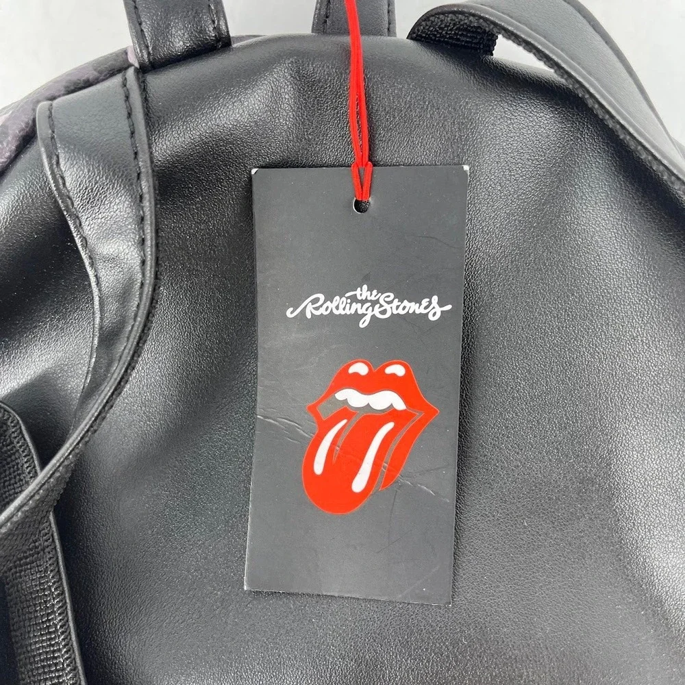 The Rolling Stones Mini Backpack Grey Leopard Print‎ Bravado BKP6088RS-BIHS NEW